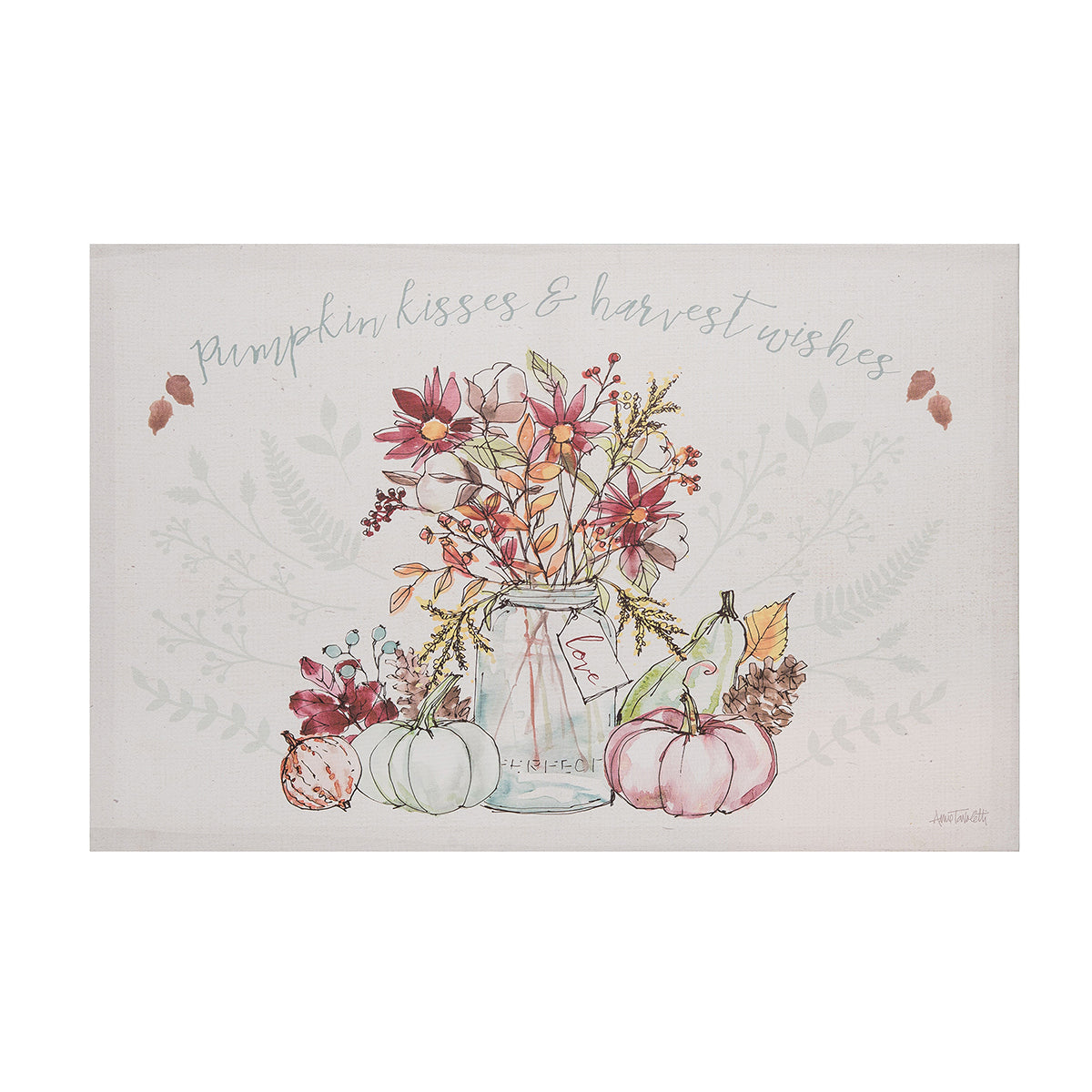 Pumpkin Kisses Wall Art