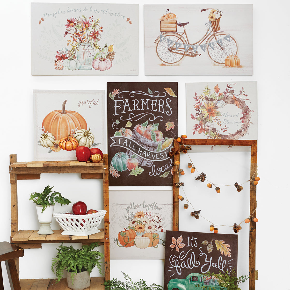 Pumpkin Kisses Wall Art
