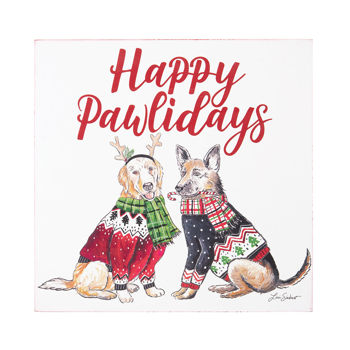 Happy Pawlidays Wall Art