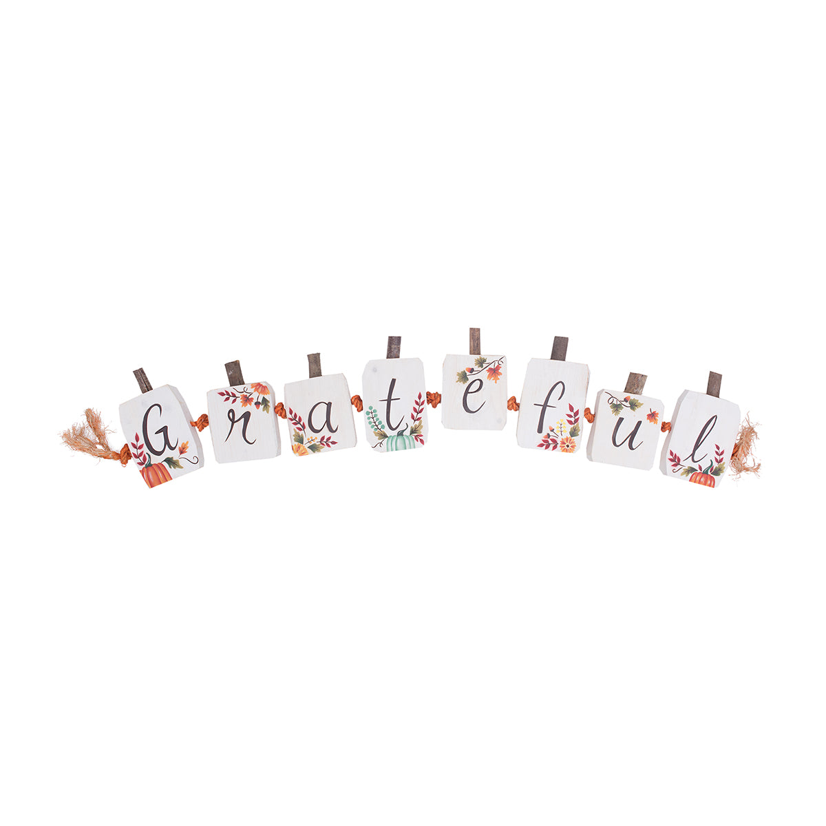 Grateful Garland Wood Blocks